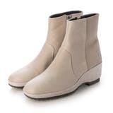 アイボリー | ウェッジソールスクエアトゥブーツ | Mode et Jacomo×ing