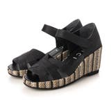 ブラック | カットワークストラップサンダル | Mode et Jacomo×ing