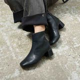 スクエアトゥショートブーツ | Mode et Jacomo×ing | 詳細画像1 