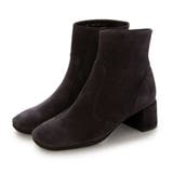 パープルスエード | スクエアトゥショートブーツ | Mode et Jacomo×ing