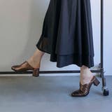アシンメトリーチャンキーヒールミュール | Mode et Jacomo×ing | 詳細画像17 