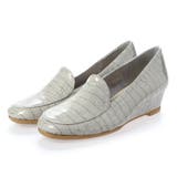 グレーエナメル | 【クッション入り】ウェッジソールローファー | Mode et Jacomo×ing