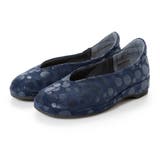 ネイビーB | 【軽量】Vカットフラットパンプス | Mode et Jacomo×ing