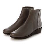 ダークオーク | ウェッジヒールショートブーツ | Mode et Jacomo×ing