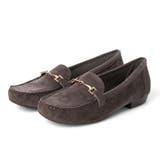 ダークグレースエード | 【3E】【サスティナブル】ビット付きモカシューズ | Mode et Jacomo×ing