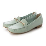 グリーン | 【3E】【サスティナブル】ビット付きモカシューズ | Mode et Jacomo×ing