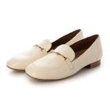 アイボリー | スクエアトゥビットローファー | Mode et Jacomo×ing