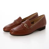 ブラウンコンビ | ベルトデザインローファー | Mode et Jacomo×ing