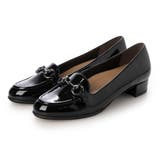 ブラックエナメル | 【WEB限定】【レイン対応】ヒールアップビットローファー | Mode et Jacomo×ing