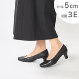 【3E】スクエアトゥパンプス | Mode et Jacomo×ing | 詳細画像1 