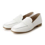 ホワイト | 【WEB限定】レザーベルトローファー | Mode et Jacomo×ing