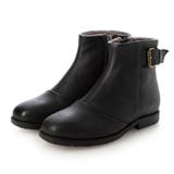 ブラック | 【WEB限定】ベルトデザインショートブーツ | Mode et Jacomo×ing