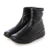 ブラック | 【レイン対応】ヒールアップショートブーツ（アンジェ II） | Mode et Jacomo×ing