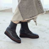 厚底フロントジッパーブーツ | Mode et Jacomo×ing | 詳細画像1 