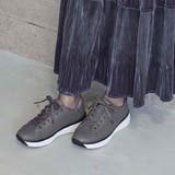 【軽量】レースアップ厚底スニーカー | Mode et Jacomo×ing | 詳細画像1 
