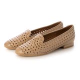 ベージュ | レーザーカットフラットパンプス | Mode et Jacomo×ing