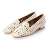 アイボリー | レーザーカットフラットパンプス | Mode et Jacomo×ing