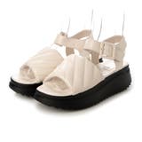 アイボリー | キルティングパフサンダル | Mode et Jacomo×ing