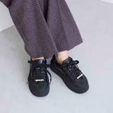 ビジュー付き厚底レースアップスニーカー | Mode et Jacomo×ing | 詳細画像13 