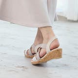 【WEB限定】コルクウエッジサンダル | Mode et Jacomo×ing | 詳細画像3