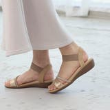 【WEB限定】ラインストーンウエッジサンダル | Mode et Jacomo×ing | 詳細画像14 