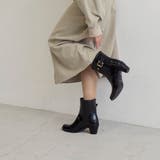【WEB限定】バックルベルトレインショートブーツ | Mode et Jacomo×ing | 詳細画像10 