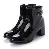 ブラックエナメル | 【WEB限定】ピッティ Pitti ショートレインブーツ | Mode et Jacomo×ing