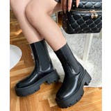 厚底サイドゴアブーツ | moment+ | 詳細画像15