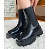 厚底サイドゴアブーツ | moment+ | 詳細画像20