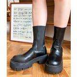 厚底サイドゴアブーツ | moment+ | 詳細画像7