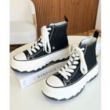 ボリューム厚底ハイカットスニーカー | moment+ | 詳細画像28