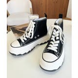 ボリューム厚底ハイカットスニーカー | moment+ | 詳細画像29