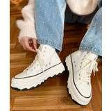 ボリューム厚底ハイカットスニーカー | moment+ | 詳細画像3