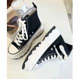 ボリューム厚底ハイカットスニーカー | moment+ | 詳細画像30