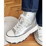 ボリューム厚底ハイカットスニーカー | moment+ | 詳細画像57