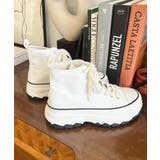 ボリューム厚底ハイカットスニーカー | moment+ | 詳細画像6