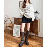 厚底ロングカバーブーツ | moment+ | 詳細画像25 