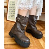 厚底ショートカバーブーツ | moment+ | 詳細画像23 