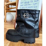 厚底ショートカバーブーツ | moment+ | 詳細画像3 