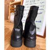 厚底ショートカバーブーツ | moment+ | 詳細画像4 