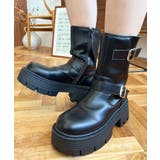 ダブルベルトバイカーブーツ | moment+ | 詳細画像3 