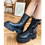 ダブルベルトバイカーブーツ | moment+ | 詳細画像4 