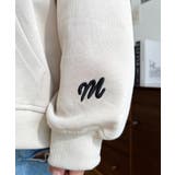 裏毛袖ワンポイントバック刺繍ジップアップパーカーTC | moment+ | 詳細画像23 