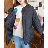 ミックスカラーフラワージャガードニットプルオーバー6G | moment+ | 詳細画像22 