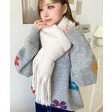 ミックスカラーフラワージャガードニットプルオーバー6G | moment+ | 詳細画像32 