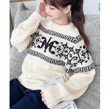 3G ロゴチャイナ柄Wジャガードニットプルオーバー | moment+ | 詳細画像20