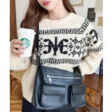 3G ロゴチャイナ柄Wジャガードニットプルオーバー | moment+ | 詳細画像21