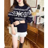 3G ロゴチャイナ柄Wジャガードニットプルオーバー | moment+ | 詳細画像38