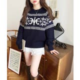 3G ロゴチャイナ柄Wジャガードニットプルオーバー | moment+ | 詳細画像41