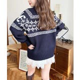 3G ロゴチャイナ柄Wジャガードニットプルオーバー | moment+ | 詳細画像42